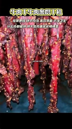 Say goodbye to natural sun drying! Beef strips can be dried faster than ever! #dryer #quickdrying