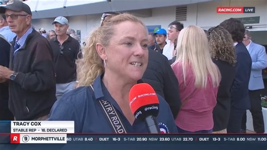 It's a touching tribute from Tracy Cox after Declared's triumphant win in the Sprint Series Final 🙏 | Racing.com