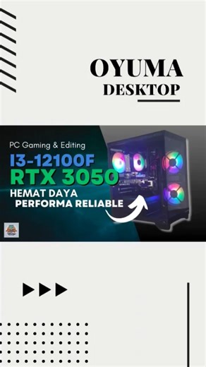 i3-12100F + RTX 3050 6GB | PC Gaming Hemat Daya | RacikPC#16