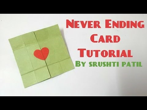 Never Ending Card/Endless Card Tutorial by Srushti Patil