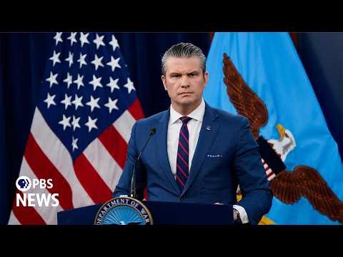 WATCH LIVE: Hegseth holds news conference on war with Iran updates