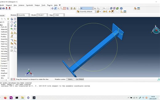 Abaqus模拟钢管柱拟静力试验