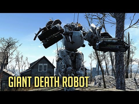 GIANT DEATH ROBOT! Fallout 4 - New Automatron DLC