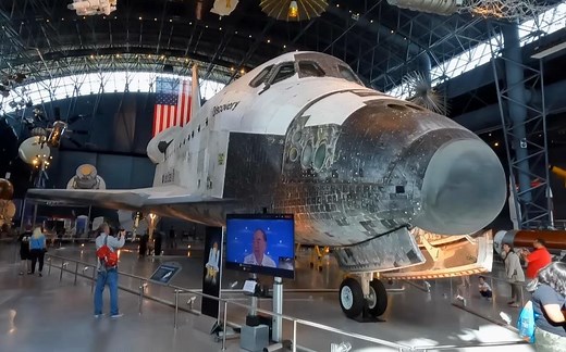 【4K近距拍摄】史密森尼国家航空航天博物馆 -“发现”号航天飞机（OV-103）（2022/5）