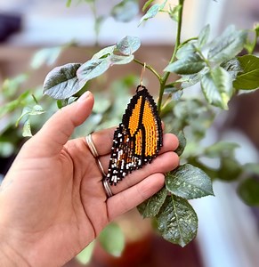 Butterfly Wing Beaded Earring Pattern PDF | Bead Weaving Pattern | DIY Seed Bead Jewelry Pattern - Etsy