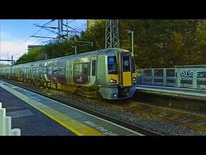 🚊 BRITISH RAIL CLASS 387 (Heathrow Express) at HAYES & HARLINGTON (London National Rail)