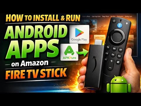How To Install & Run Android Apps On Amazon Fire Tv Stick (2026) | Easy Guide