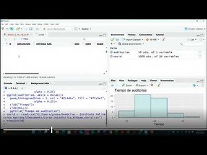 Estadística descriptiva e inferencia con R Studio