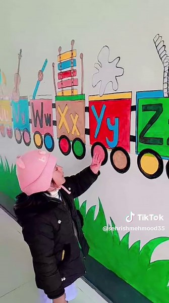 Creative Alphabet Wall Painting Project for Kids