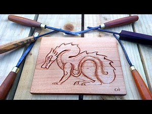 Step by step Carving of a Dragon - Woodcarving Tutorial