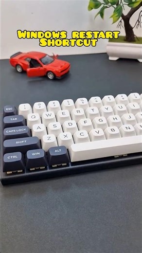 ( Win + X + U + R ). Restart Windows with a shortcut keyboard trick 👍