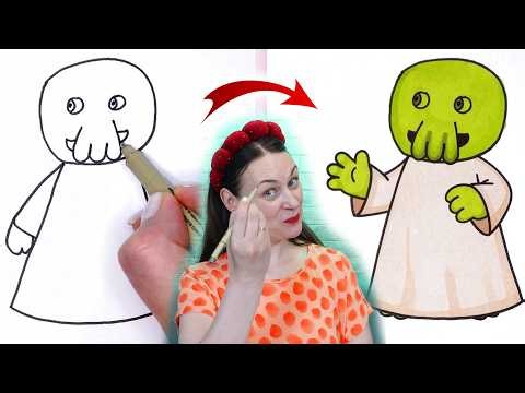 How to draw easy step by step Goomi Minions & Monsters