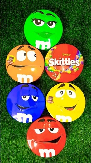 Relaxing Candy Tins Video l| Vibrate Skittles and M&M's ASMR unpacking #satisfying #asmr #asmrsounds