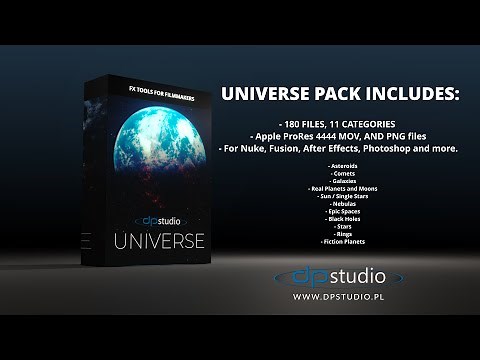 Universe Pack 6K - 4K Assets e#3d #cgi #vfx #assets #blender #fusion #aftereffects #nuke #photoshop