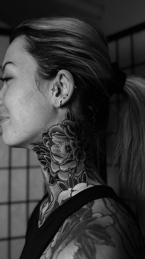 Brooke Fox | Finished my neck tattoo!! Thanks for being the best and nailing the brief as always @haydenthompsontattoo | Instagram