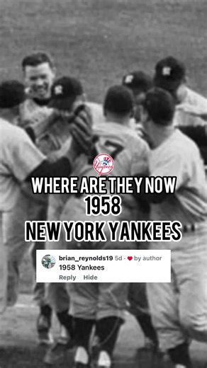 1958 New York Yankees #baseball #sports #mlb #bronxbombers