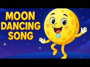 🌙✨ Moon Dancing Song – Kids Cartoon 3D Animation | Happy Moon Dance for Children ✨🌙