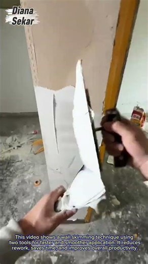 Fast Wall Skimming Technique for Smooth Finishing | Boost Productivity