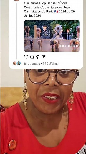 Guillaume Diop Danseur Étoile Cérémonie d'ouverture des Jeux Olympiques de Paris 🇫🇷