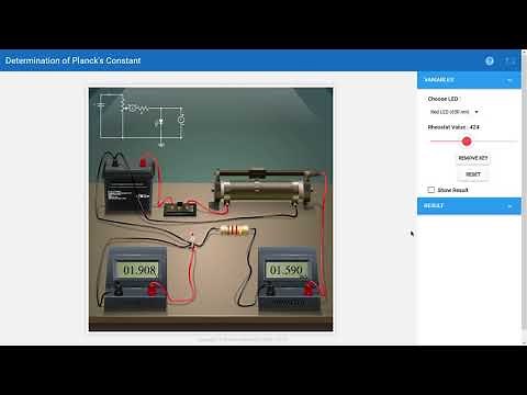Determination of Planck's Constant and to find out the value of an unknown wavelength, BTech I/IIsem