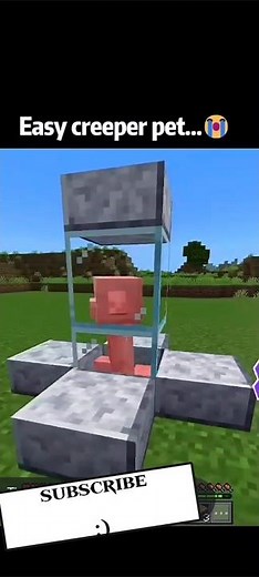 minecraft pig creeper moment