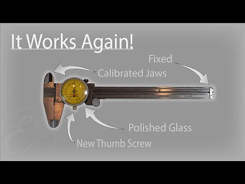 Refurbishing, Calibrating and Fixing a Starrett 120 Caliper