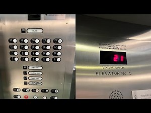 Awesome 700 FPM Otis Traction Scenic Elevators at the Hyatt Regency in Atlanta, GA