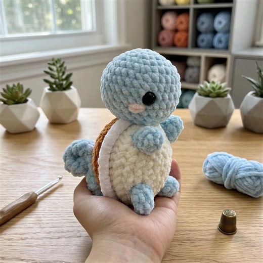 Squirtle Crochet Pattern - PDF File - Etsy