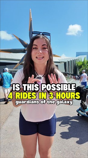 Guardians of the Galaxy: Cosmic Rewind 4 Rides in 3 Hours at EPCOT