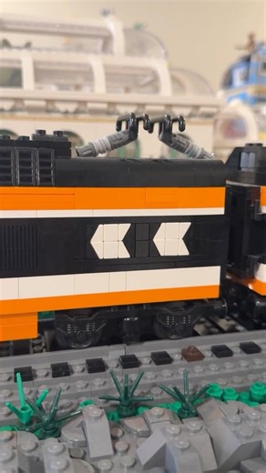 There's more than meets the eye with classic LEGO Trains #lego #afol #legotrain #technique