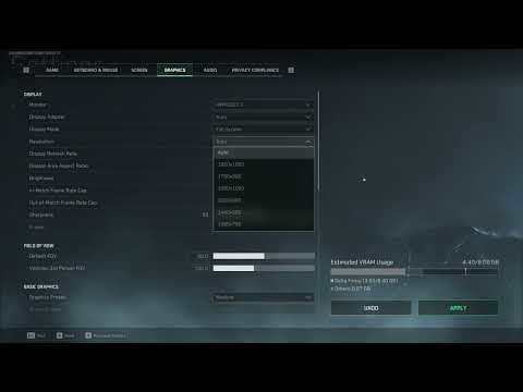 How to change resolution in Delta Force
