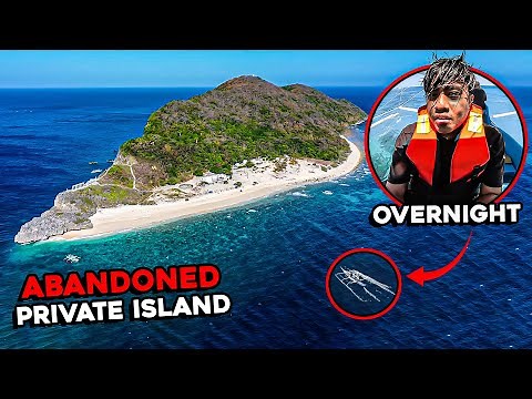 Overnight on an Abandoned Private Island as a Game Character! *extreme*