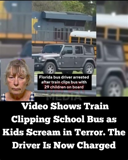 Video Shows Train Clipping School Bus as Kids Scream in Terror. The Driver Is Now Charged