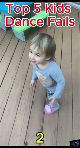 Top 5 Kids Dance FAILS Too Funny to Handle 😂 (Cute Chaos!) #baby #funny #kids