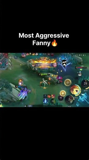 Most Aggressive Rank Fanny Player 🔥 INSANE Cable Outplays #mobilelegends