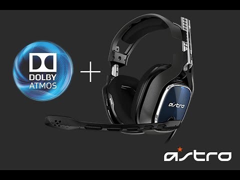 How to USE ASTRO A40 with Dolby Atmos, Windows Sonic, and DTS headphone: X