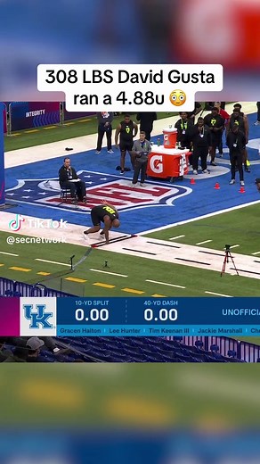 NFL Combine 2023 Highlights: David Gusta's Impressive Speed