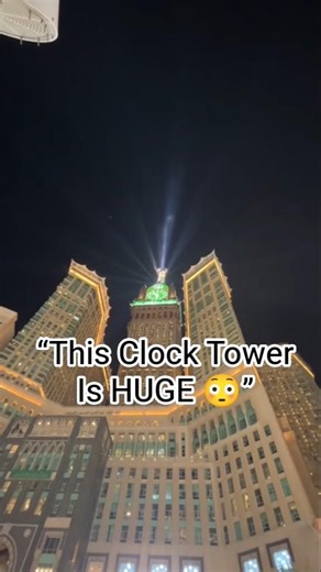 Eid Mubarak to everyone World’s Biggest Clock Tower View 😳