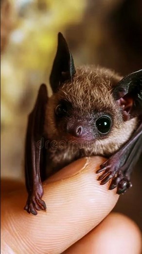 🦇 Bumblebee Bat: The World’s Smallest Mammal with Super Hearing 💥 #AnimalFacts