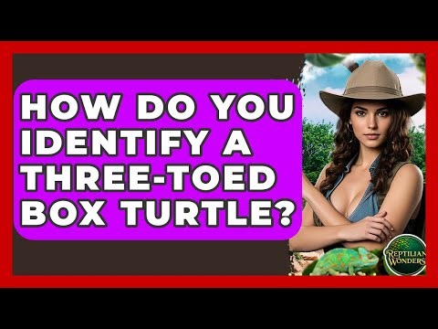 How Do You Identify A Three-Toed Box Turtle? - Reptilian Wonders
