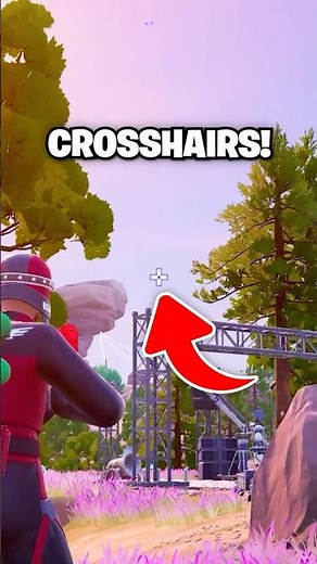 How To Enable CUSTOM Crosshair In Fortnite Chapter 7 Season 2! (CONSOLE & PC) 🎯✅ #shorts #fortnite