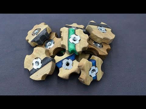 Wooden Knobs Making. New easy way. DIY.
