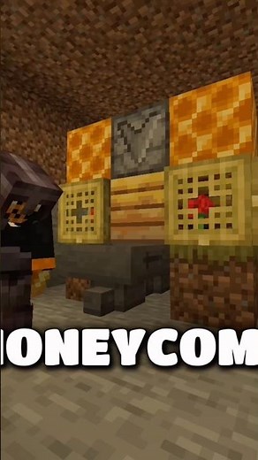Stop harvesting honey manually. Do this better🐝 #minecraft #minecraftbuilds #beefarm #minecraftfarm