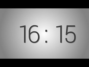 16 Minutes 15 seconds countdown Timer - Beep at the end | Simple Timer (sixteen min fifteen sec)
