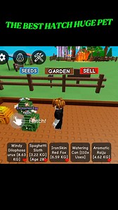 The best hatching Huge Mythical egg in grow a garden #GrowAGarden #GardenLife #Roblox #CraftGifter | CraftGifter