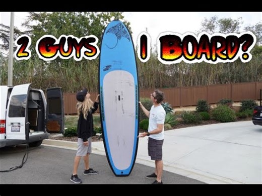 Blind surfer takes on tandem surfing challenge | Pete Gustin & Josh's hilarious adventure