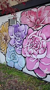 14K views · 1.3K reactions | Flower mural to stop Graffiti?! • #mural #art #artist #timelapse #timelapsevideo #timelapseart #artwork #watchme #watchmepaint #muralist #muralstreetart #muralpainting #paint #painting #handpainted #watchthisinstagood #watchthis #diy #timelapsed #viral #viralart #foryou #foryoupage #fyp #fypage #greytone #floral #flower #floralart | Rachel Lancaster | Facebook