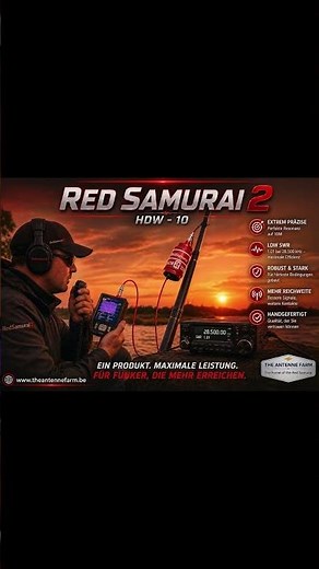 Red Samurai 2 HDW-10 New 💥💥💥 #redsamurai #svendxler #belgien #cbradio #hamradio