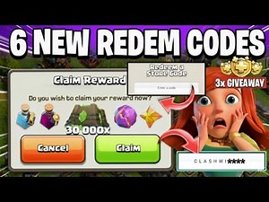 Clash Of Clans New Redeem Code | Coc New Redeem Code | Supercell Store New Redeem Code |Free Rewards