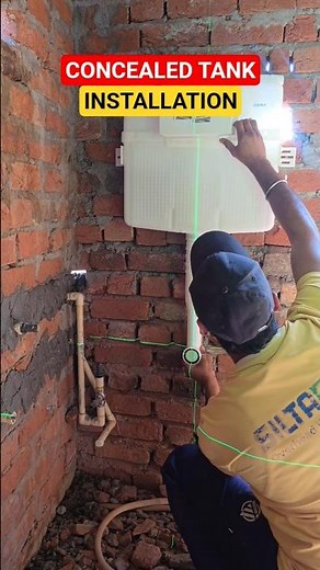 How to Install a Concealed Toilet Tank (Step-by-Step Guide) #plumber #plumbing #thepipeexpert